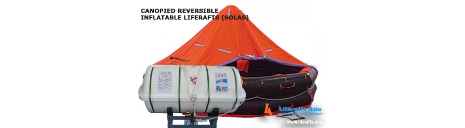 Canopied Reversible Liferafts