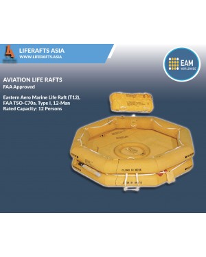 Eastern Aero Marine Life Raft (T12), FAA TSO-C70a, Type I, 12-Man