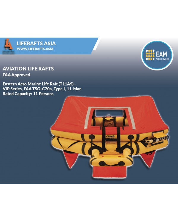 Eastern Aero Marine Life Raft (T11AS) ,VIP Series, FAA TSO-C70a, Type I ...