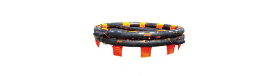 Open Reversible Inflatable Life Rafts